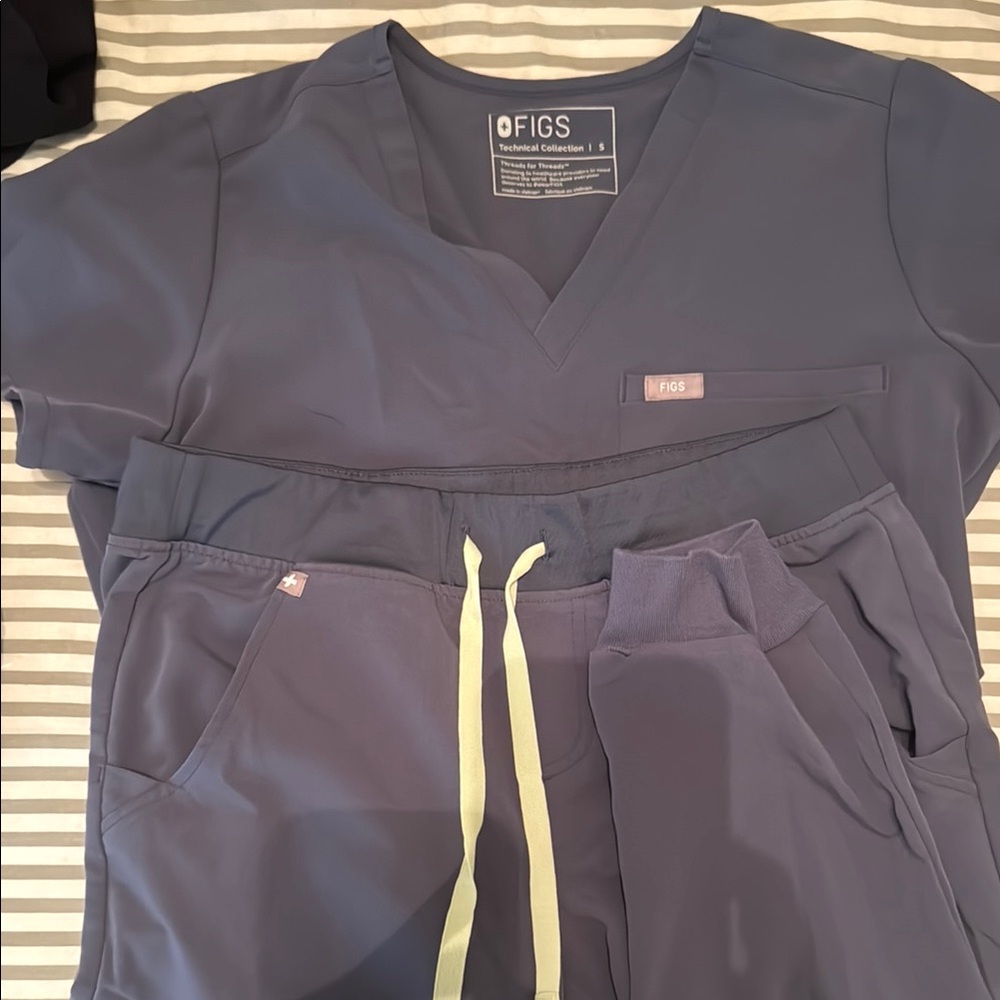 FIGS Scrub Set in Space Navy PO 2699